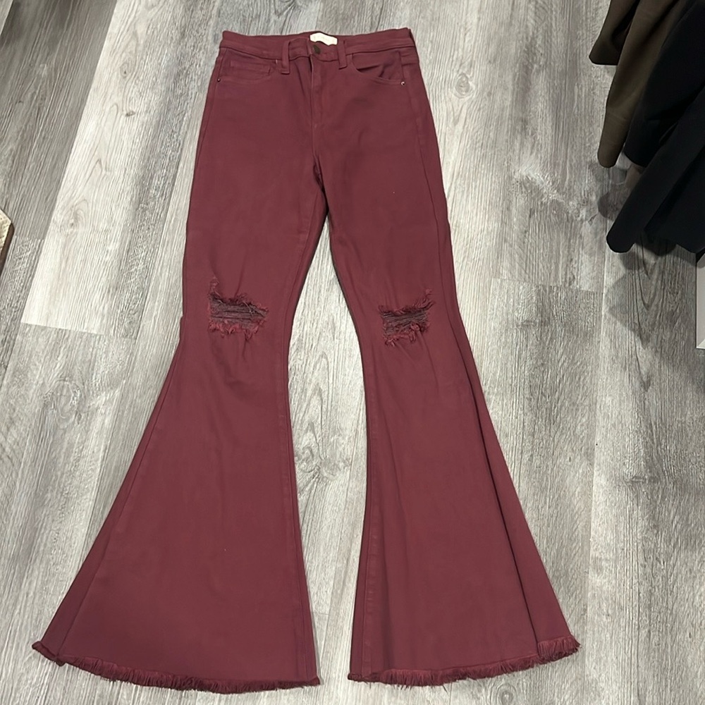 Altar’d State Distressed Flare Jeans, size 27